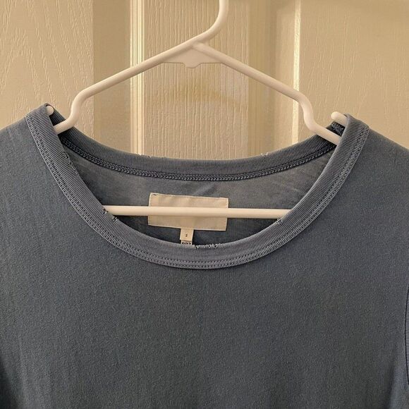 The Great Tank Maxi Dress Distressed High Slit Cotton Women's Size 2 Medium - Picture 5 of 16